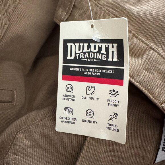 Duluth DuluthFlex Fire Hose Relaxed Leg Cargo Pants‎ 20W Camel NWT PT-2613 - Picture 7 of 14